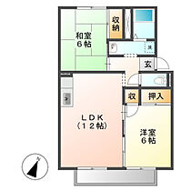 コーポブルージュ  ｜ 岡山県倉敷市北畝6丁目（賃貸アパート2LDK・2階・54.42㎡） その2