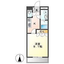 トゥインクルＢ  ｜ 岡山県倉敷市中畝5丁目（賃貸アパート1K・2階・30.96㎡） その2