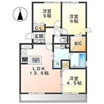 コートダジュール  ｜ 岡山県倉敷市児島田の口2丁目（賃貸アパート3LDK・1階・67.53㎡） その2