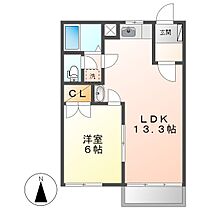 岡山県倉敷市林（賃貸アパート1LDK・2階・39.74㎡） その2