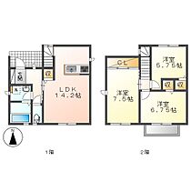 岡山県倉敷市東塚7丁目（賃貸一戸建3LDK・1階・79.49㎡） その2