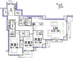 間取図画像 3LDK