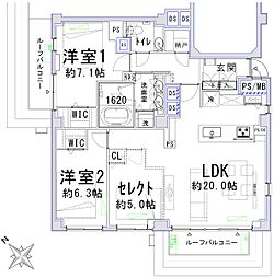 間取図画像 3LDK