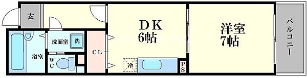 ドウェル倉本II ｜大阪府大阪市港区波除2丁目(賃貸マンション1DK・7階・32.65㎡)の写真 その2