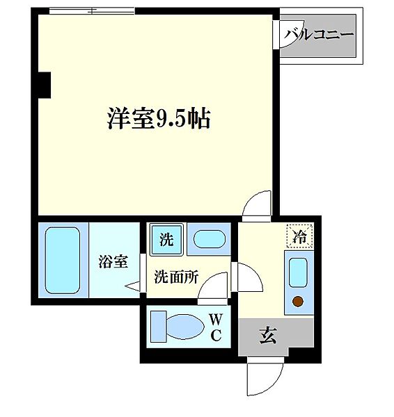 ボンジュールクローバー ｜大阪府大阪市此花区春日出北1丁目(賃貸マンション1K・6階・24.30㎡)の写真 その2