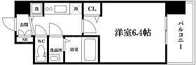 アドバンス大阪グロウス 1202 ｜ 大阪府大阪市西区九条3丁目10番地1号（賃貸マンション1K・12階・22.53㎡） その2