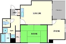 UM-HOUSE 703 ｜ 大阪府大阪市西区京町堀3丁目（賃貸マンション2LDK・10階・50.32㎡） その2