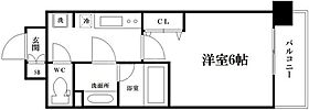 グランデ元町 405 ｜ 大阪府大阪市港区市岡元町3丁目9番10号（賃貸マンション1K・6階・23.03㎡） その2