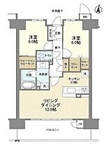 プレミスト靭本町 1203 ｜ 大阪府大阪市西区靱本町1丁目19番地16号（賃貸マンション2LDK・12階・65.14㎡） その2