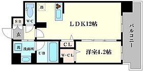 グレースリバー中之島 401 ｜ 大阪府大阪市西区川口2丁目6番地（賃貸マンション1LDK・4階・40.01㎡） その2