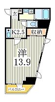 千葉県柏市あけぼの4丁目（賃貸マンション1K・3階・35.64㎡） その2