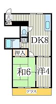 千葉県柏市明原2丁目（賃貸アパート2DK・1階・38.00㎡） その2