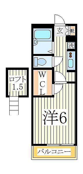 千葉県柏市大室(賃貸マンション1K・3階・20.18㎡)の写真 その2