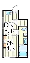 千葉県柏市加賀3丁目（賃貸アパート1DK・1階・21.63㎡） その2