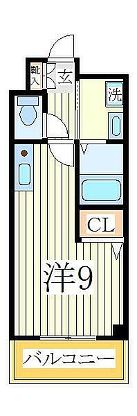 千葉県流山市東深井(賃貸アパート1R・1階・23.96㎡)の写真 その2