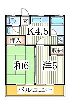 コーポ流山第2  ｜ 千葉県流山市加1丁目（賃貸アパート2K・1階・33.05㎡） その2