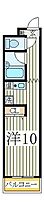 パレシオン南柏  ｜ 千葉県流山市向小金3丁目（賃貸アパート1R・2階・23.40㎡） その2