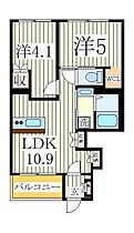 ルピーノ  ｜ 千葉県柏市松ケ崎（賃貸アパート2LDK・1階・45.29㎡） その2