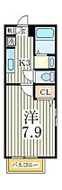 リバーバード  ｜ 千葉県柏市高柳（賃貸アパート1K・2階・25.68㎡） その2