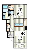 フェアリー・ローズI  ｜ 千葉県柏市南逆井1丁目（賃貸アパート1LDK・1階・45.77㎡） その2