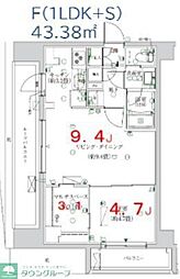 K-COURT押上 5階1SLDKの間取り