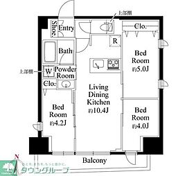 ＣＬＫ南千住 11階3LDKの間取り