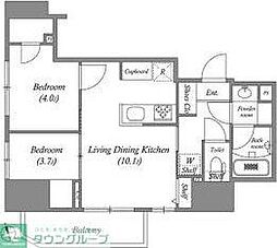 nido上野 6階2LDKの間取り