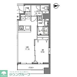 Ｌａ　Ｄｏｕｃｅｕｒ秋葉原 9階1LDKの間取り