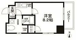 エスペランサK錦糸町 12階1Kの間取り