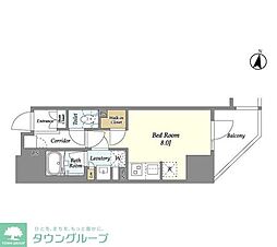 SEASONFLATS上野御徒町 ワンルームの間取図画像