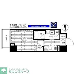 ステージファースト新御徒町2 1Kの間取図画像