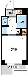ウィンベル錦糸町NO3 ワンルームの間取図画像