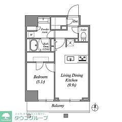 物件の間取り