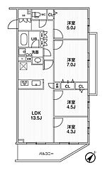 物件の間取り