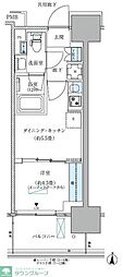 江東区大島4丁目マンション 1DKの間取図画像