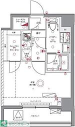 江東区亀戸4丁目マンション 1Kの間取図画像