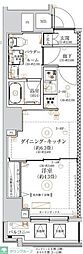 ガリシア森下VI 1DKの間取図画像