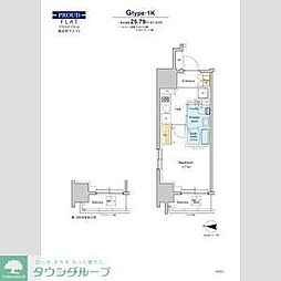 墨田区緑4丁目マンション 1Kの間取図画像