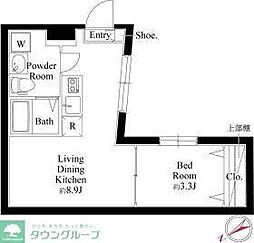 MAISONDES 4階1LDKの間取り