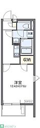レオネクストグリーンライト 1階1Kの間取り