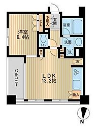 プロスペクト森下 6階1LDKの間取り