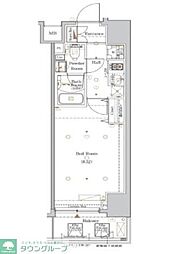 Ｔｈｅ　Ｌｏｇ日本橋 4階1Kの間取り
