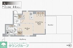 間取図画像 1LDK