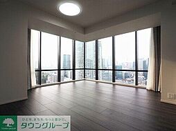 プラウドタワー芝浦 30階3LDKのリビング/ダイニング