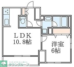 GRANPASEO菊川2 1LDKの間取図画像