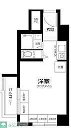 ソフトタウン赤坂 ワンルームの間取図画像