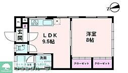 パークマンション 1LDKの間取図画像