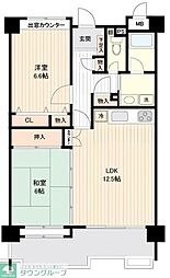 セリゼ雪が谷 2LDKの間取図画像