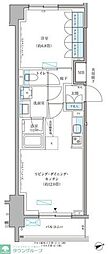 パークアクシス文京本郷 1LDKの間取図画像