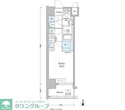 Urbanex深川住吉 ワンルームの間取図画像